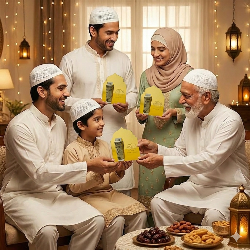 Eid Money Gift Card Acrylic (Set of 5 Pieces)