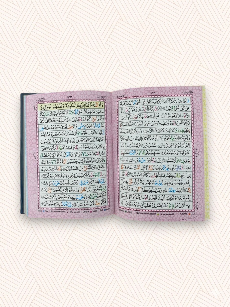 Tajweed Quran with Colour Coded Rules – (123 CC Edition)