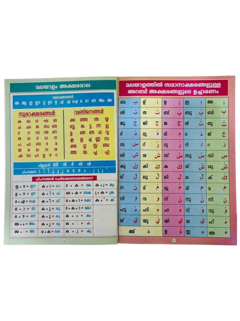 IQRAH CHITHRA BALA PADAM ARABIC ENGLISH MALAYALAM LEARNING BOOK FOR KIDS